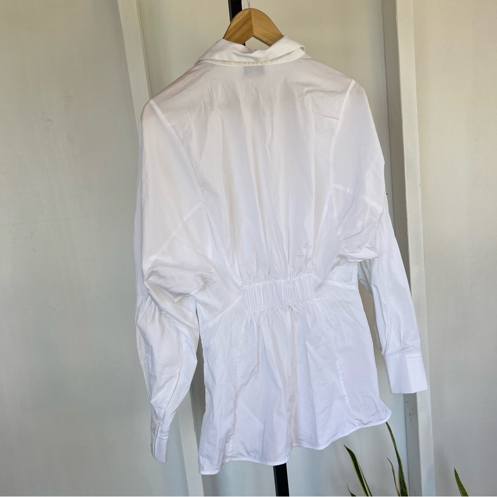 Cos White Button Down Blouse - Medium - image 1